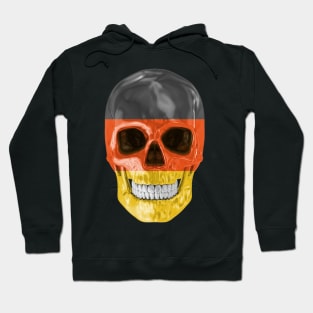 Germany Flag Skull - Gift for German With Roots From Germany Hoodie